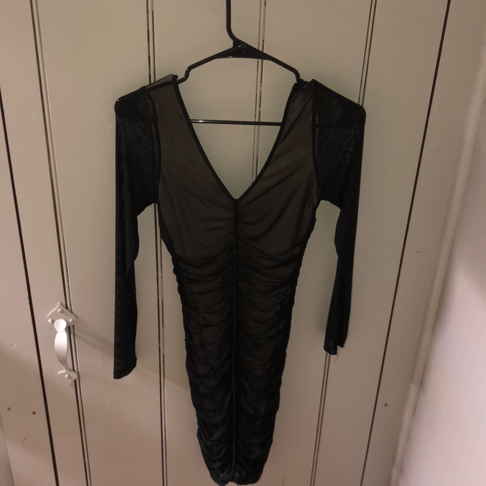 Charlotte Russe black sheer dress